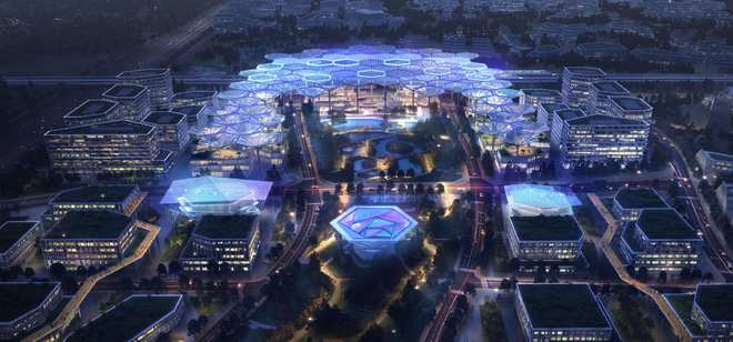 預(yù)計(jì)年底基本完工!43棵&ldquo;科技之樹&rdquo;閃耀未來(lái)科技城